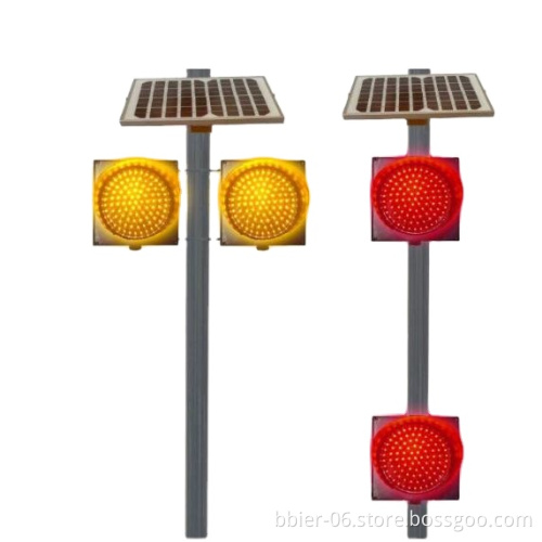 Solar Powered 10W LED Flashing Warning Beacon